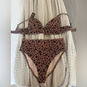 Shade & Shore Animal Print Bikini
